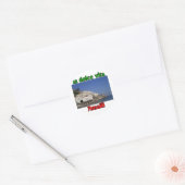 Sticker Rond Amalfi Italie (Enveloppe)