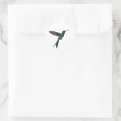 Sticker Rond Amateur de colibris (Sac)