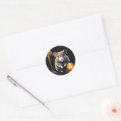 Sticker Rond Ambiance cosy Hamster (Enveloppe)