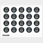 Sticker Rond Âme de l'eau (Feuille)
