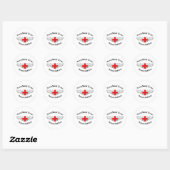 Sticker Rond AMEA Logo version plate (Feuille)