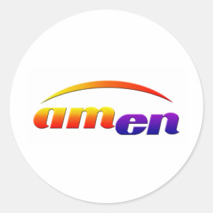 Sticker Rond amen