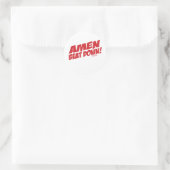 Sticker Rond AMEN Beatdown R (Sac)