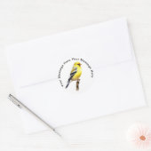 Sticker Rond Américain Goldfinch (Enveloppe)