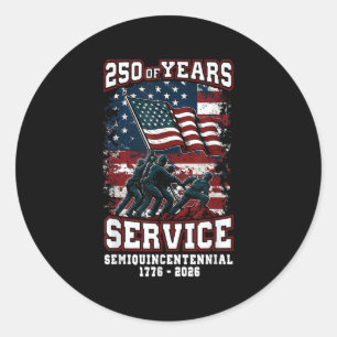 Sticker Rond American 250th Anniversary Celebration 250 Years U
