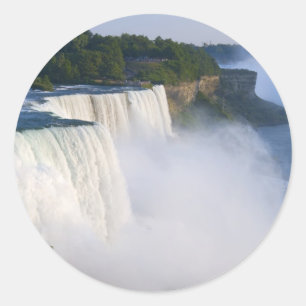 Sticker Rond American Falls Vue sur Niagara.jpg