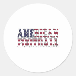 Sticker Rond American Football Team Sports USA Game Funny Cadea