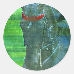 Sticker Rond American Saddlebred