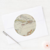 Sticker Rond Amérique centrale 2 (Enveloppe)