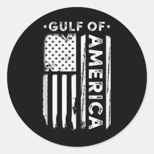 Sticker Rond Amérique du Golfe - Golfe des États-Unis Amérique