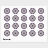 Sticker Rond Amethyst Hello Design! (Feuille)