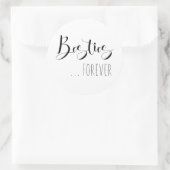 Sticker Rond Ami "Besties Forever" (Sac)