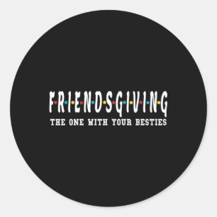 Sticker Rond Amical, Accompagner Celui Avec Vos Besties Fête De