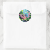 Sticker Rond Amis du jardin (Sac)