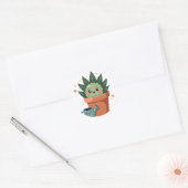 Sticker Rond Amis Succulents (Enveloppe)