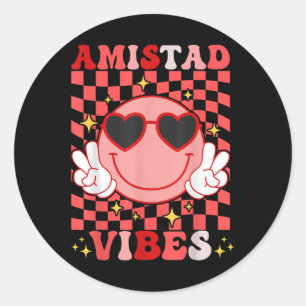 Sticker Rond Amistad Vibes Système Rca Maison De L'Amitié Souri