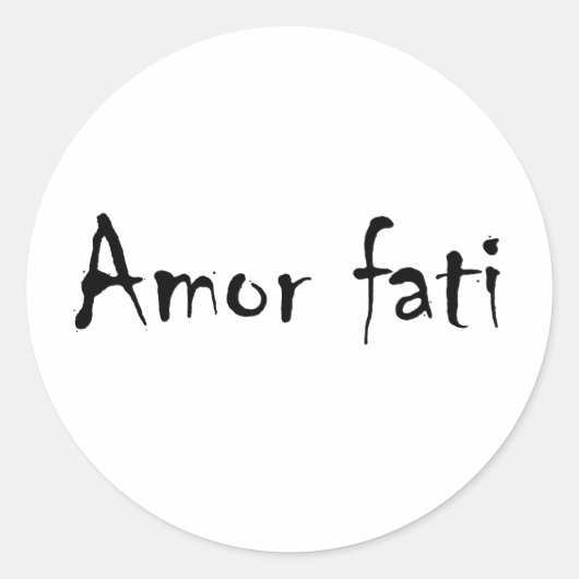 Sticker Rond Amor (Devant)