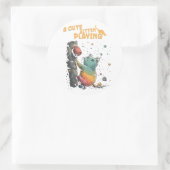 Sticker Rond Amor Peludo (Sac)