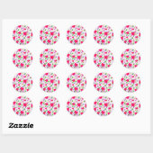 Sticker Rond Amore (Feuille)