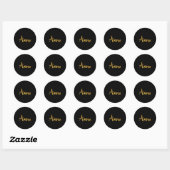 Sticker Rond Amore - Italian Love Valentine's Day  (Feuille)