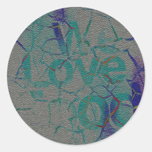 Sticker Rond Amour