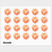 STICKER ROND AMOUR (Feuille)
