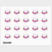 Sticker Rond Amour (Feuille)