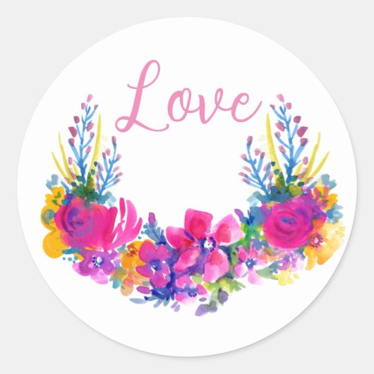 Sticker Rond Amour (Devant)