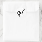 Sticker Rond Amour (Sac)