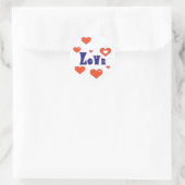 Sticker Rond Amour (Sac)