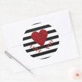 Sticker Rond Amour (Enveloppe)