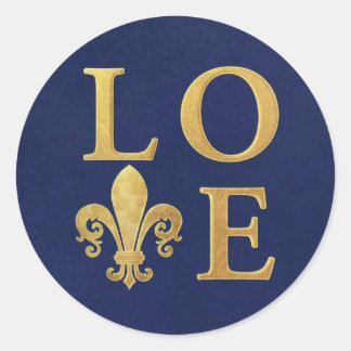 Sticker Rond Amour