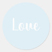 Sticker Rond Amour - (Devant)