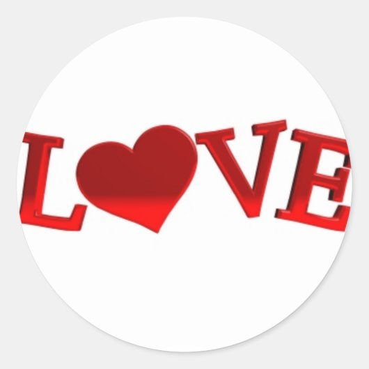 Sticker Rond Amour (Devant)