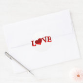 Sticker Rond Amour (Enveloppe)