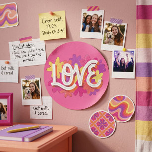 STICKER ROND AMOUR