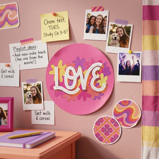 STICKER ROND AMOUR