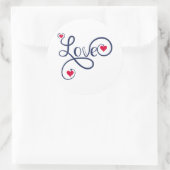 Sticker Rond Amour (Sac)