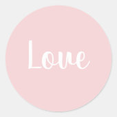 Sticker Rond Amour - (Devant)