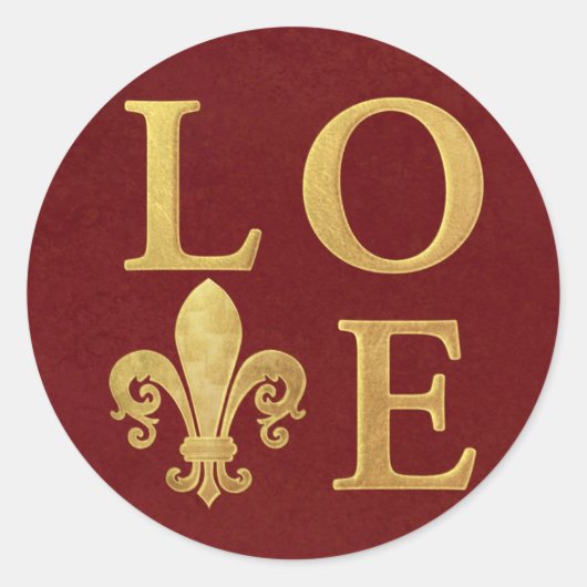 Sticker Rond Amour (Devant)