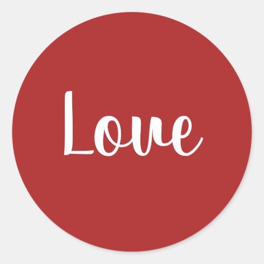 Sticker Rond Amour - (Devant)