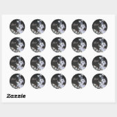 Sticker Rond Amour (Feuille)