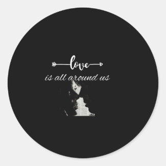 Sticker Rond Amour 2024