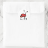 Sticker Rond Amour Bug (Sac)