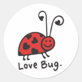 Sticker Rond Amour Bug (Devant)