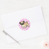 Sticker Rond Amour carlin (Enveloppe)