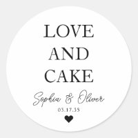 Amour Classique Simple Et GÂTEAU Coeur Mariage Fav