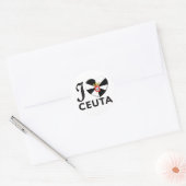 Sticker Rond Amour de Ceuta (Enveloppe)