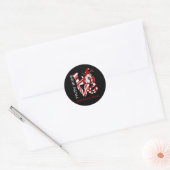 Sticker Rond Amour de gnome d'abeille Prise de conscience d'ané (Enveloppe)