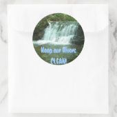 Sticker Rond Amour de la nature (Sac)